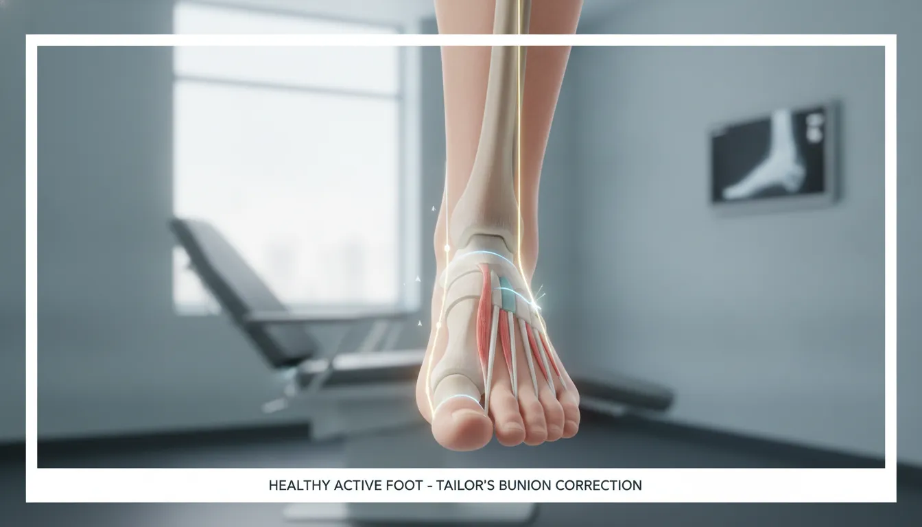 Minimal incision Tailor's bunion correction without hardware